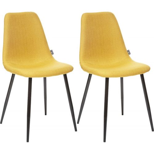 Lot De 2 Chaises Style Scandinave Tyka Atmosphera - Lot De 2 Chaises Tyka Jaune-Jaune - Jaune