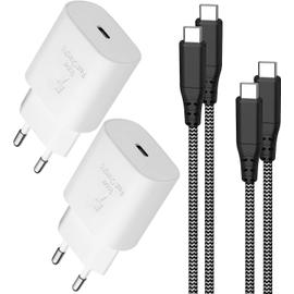 Chargeur 25W Rapide Cable Type USB-C pour Samsung S10 S20 S21 NOTE 9 10 20