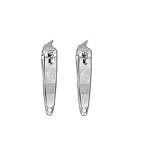 Lot De 2 Coupe-Ongles  Bord Inclin En Mtal Pour Pdicure Et Manucure