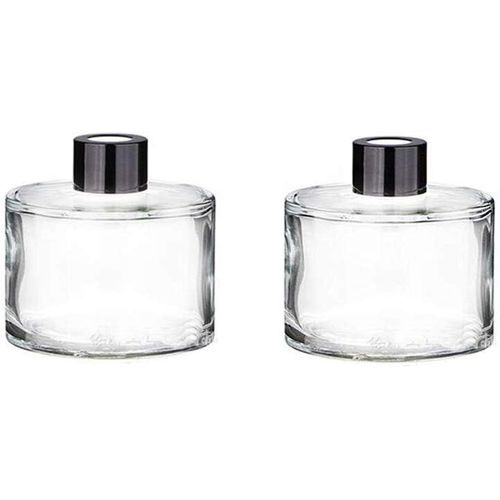Lot De 2 Diffuseurs Ronds Vides En Verre Transparent De 50 Ml Pour Aromathrapie, Diffuseur De Parfum, Diffuseur D'armes Pour Bricolage, Projets Artisanaux, Dcoration De Fte De Mariage
