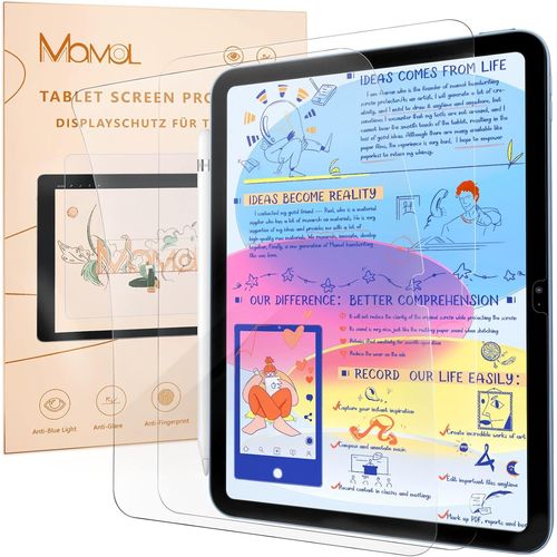 Lot De 2 Films De Protection D'cran Anti-Reflet Pour Ipad 10e Gnration 10,9