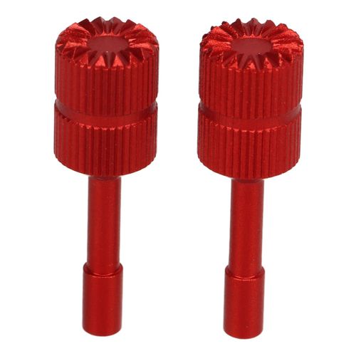 Lot De 2 Joysticks De Commande A Distance Pour Drone Dji Mini 3 Pro, En Alliage D'aluminium, Avec Pouce Allonge, Rouge