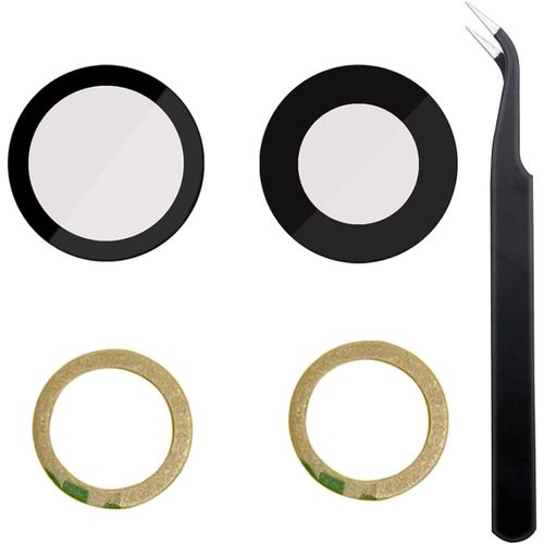 Lot de 2 lentilles de rechange d'origine en verre saphir pour appareil photo arrire compatible avec iPhone 13 6,1
