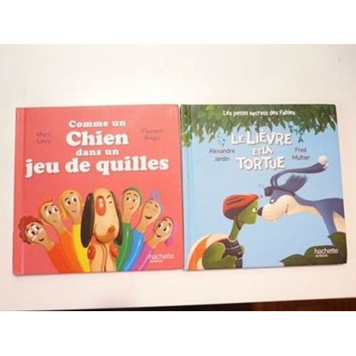 Lot De 2 Livres Hachette Comme Un Chien Dans Un Jeu De Quilles/Le Livre Et La Tortue