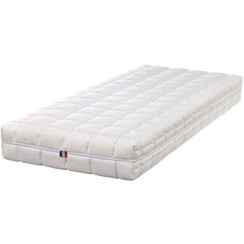 Lot De 2 Matelas Face Latex 75 Kg/M3 Face Mmoire De Forme 65 Kg/M3 + 2 Alses 80x190 X 20,5 Cm Ferme - Spcial Sommier Electrique - Dhoussable Housse Lavable - 7 Zones De Confort