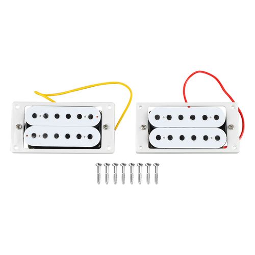 Lot De 2 Micros A Double Bobinage Pour Guitare Electrique, Son Clair, Largement Compatibles, Remplacement De Micro A Double Bobinage