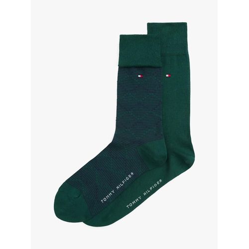 Lot De 2 Paires De Chaussettes Graphiques Th Men Sock 2p Graphi/Dark Green - 39-40