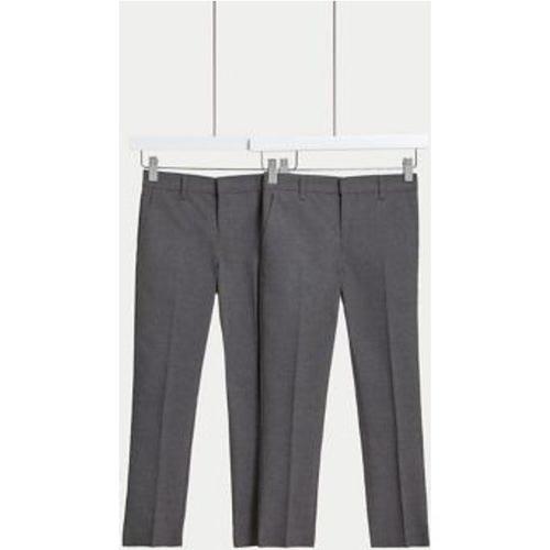 Lot De 2 Pantalons Garons Coupe Skinny Gris