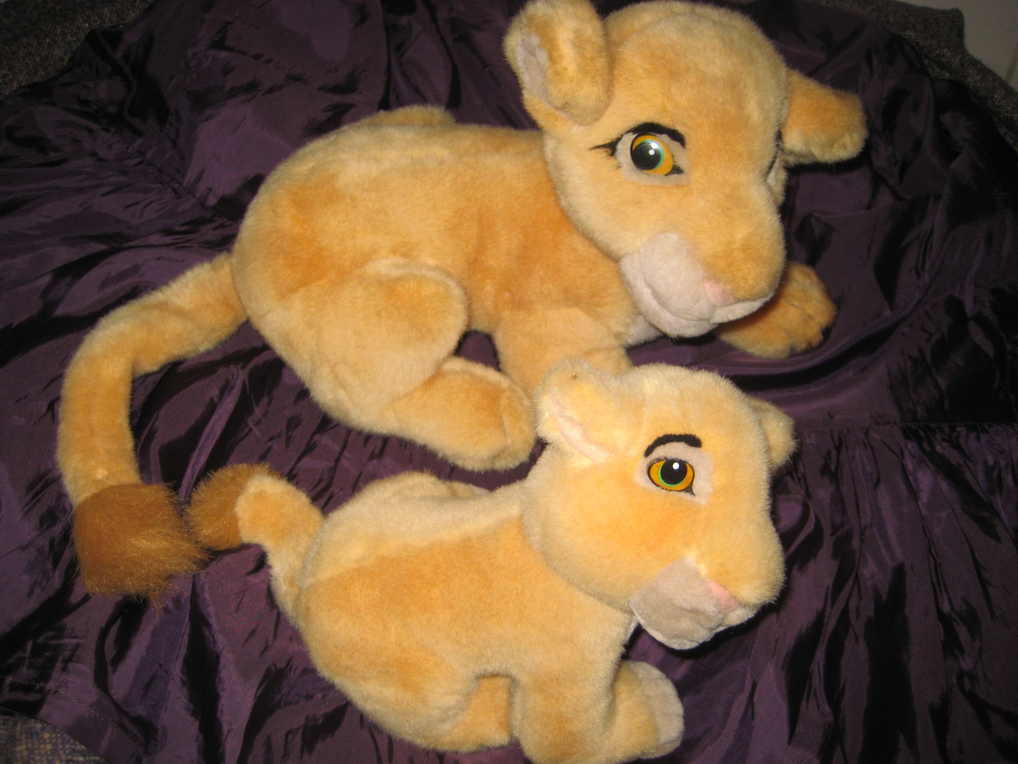 Lot De 2 Peluches Le Roi Lion Simba Et Son Bebe Disney Rakuten