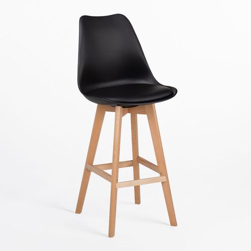 Lot De 2 Tabourets Hauts (76 Cm) Nordic Noir
