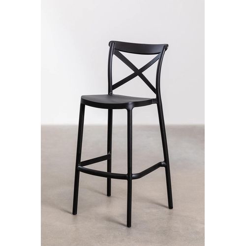 Pack De 2 Tabourets Hauts Otax Noir ?75 Cm