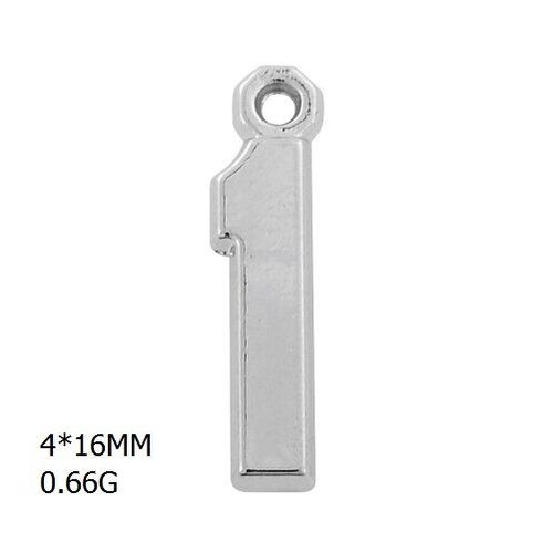 Lot De 20 Breloques En Forme De Chiffres De 0  12  Choisir, Plaqu Argent Antique, Pendentif Flottant Porte-Bonheur, Bricolage, 0 1 2 3 4 5 6 7 8 9 10 11 12