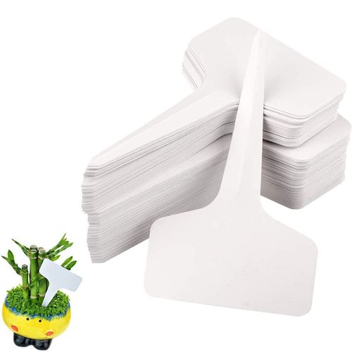 Marqueur Plantes Jardin 100 Étiquettes Jardin Plastique - Marqueur Plantes Extérieur 2x21cm Objet A Moins De 1 Euro