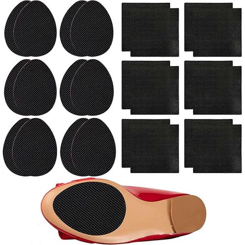 Lot De 24 Patins Antidrapants Pour Chaussures  Talons Hauts, Semelles Autocollantes En Caoutchouc, Semelles En Caoutchouc Rsistantes  L'usure