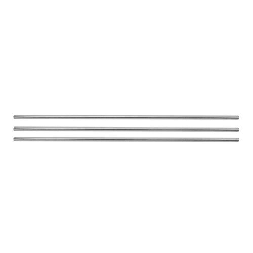 Lot De 3 Axes D Rectifies Avec Precision, Pieces De Robot Industriel En Acier Inoxydable 303/304, 250 X 4,7 Mm