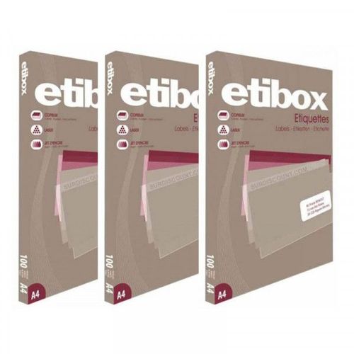 Lot De 3 Botes 2400 tiquettes N24 Etibox Apli 119751