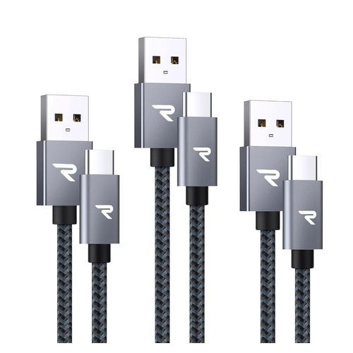 Lot de 3 cbles USB C - 1 m + 2 m + 3 m