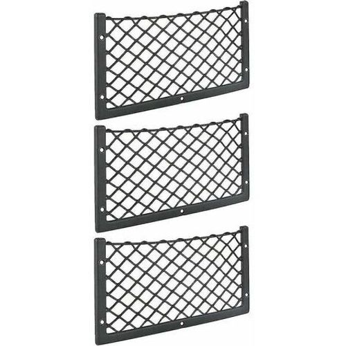 Lot De 3 Filets De Rangement Pour Voiture 36 X 18 Cm Filet De Rangement  Haute lasticit Pour Bagages Magazines T4 T5 T6 Pour Van Caravane Camping-Car Camion
