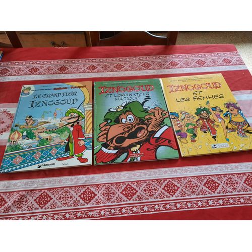 Lot De 3 Livres Bd Iznogoud 1iznogoud Et Les Femmes,2 Iznogoud Et L Ordinateur Magique,3 Iznogoud Le Grand Vizir