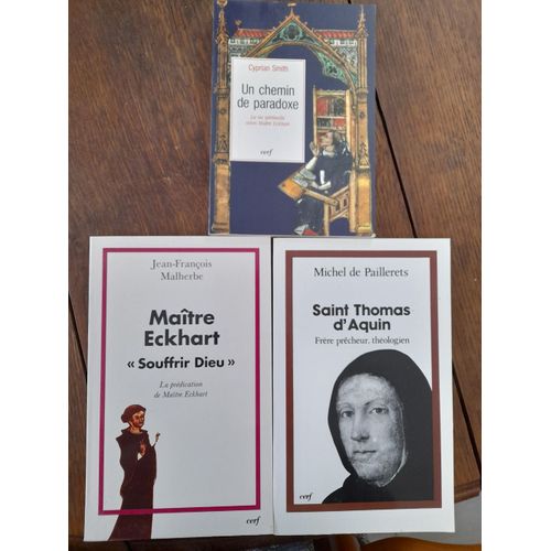 Lot De 3 Livres: Deux Sur Matre Eckhart 