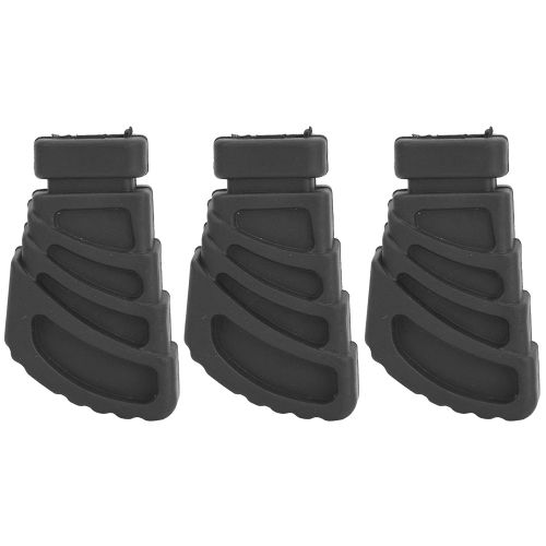 Lot De 3 Pieds De Batterie En Caoutchouc Noir Pour Support De Cymbale A Simple Embase, Grand