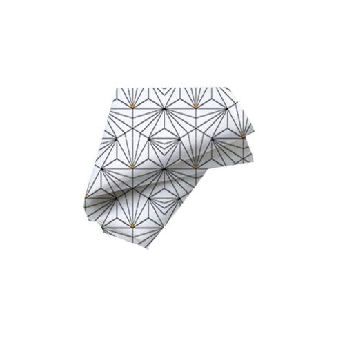 Lot De 3 Serviettes De Table Coton Osiris, Par Soleil D'ocre
