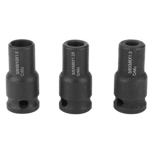 Lot De 3 Vis A Tete Double 3/8 Po En Acier Au Chrome-Molybdene, Entierement Filetees, Pour Meubles Encastres, M6/M8/M10