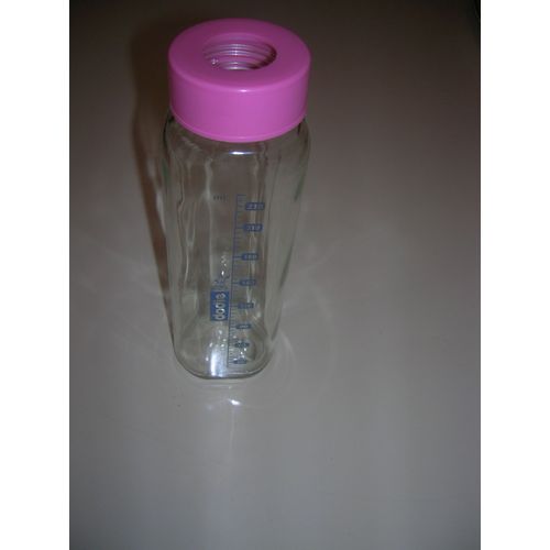Lot De 4 Biberons En Verre,1 Bb Confort 240 Ml Sans Capuchon,1 Dodie 230 Ml Sans Capuchon,1 Bb Confort 110 Ml Et 1 Image Dauphin 130 Ml.