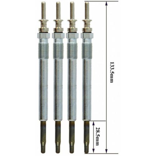 Lot De 4 Bougies De Prchauffage - Opel Vectra B (J96) 2.0 Dti 16v (F19) 06/1997>04/2002
