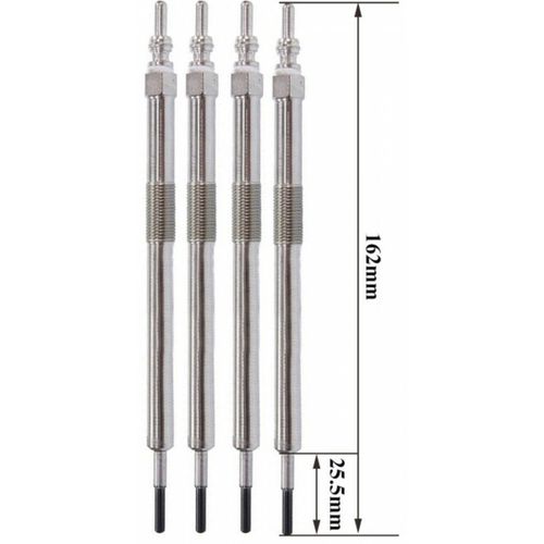 Lot De 4 Bougies De Prchauffage - Renault Espace Iv (Jk0\1_) 2.0 Dci (Jk02, Jk03)  Part. 01/2006