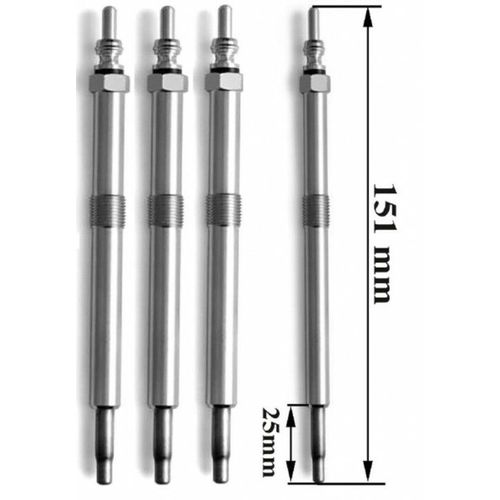 Lot De 4 Bougies De Prchauffage - Renault Espace Iv (Jk0\1_) 2.2 Dci (Jk07)  Part. 02/2006