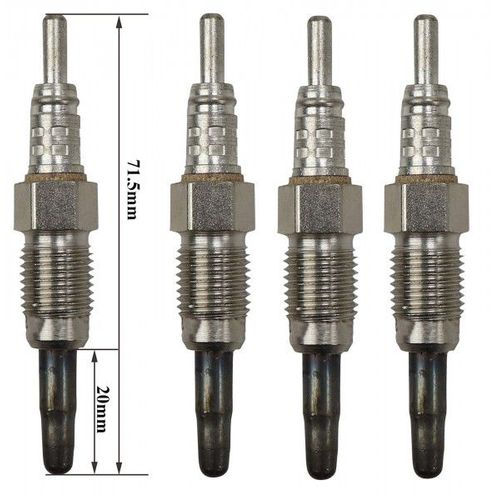Lot De 4 Bougies De Prchauffage - Renault Megane Scnic Van (Ja0\1_) 1.9 Dti (Ja0n) 04/1997>09/1999