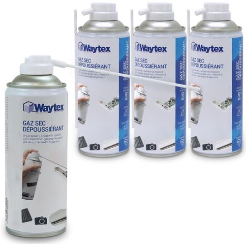 Lot De 4 Dpoussirants Spray Air Sec 400ml Ultra Puissant 5 Bars,Bombes D`Air Comprim Nettoyant Pour Pc,Clavier,Appareil Photo Et Composants lectroniques,Avec Buse Prcision