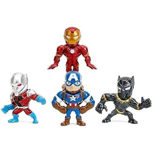 Lot De 4 Figurines Marvel De 6,3 Cm