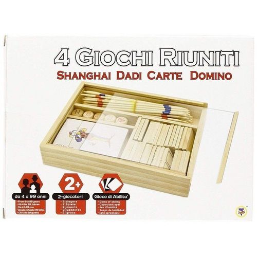 Lot De 4 Jeux De Socit En Bois