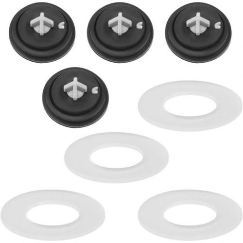 Lot De 4 Joints De Valve D'arrive D'eau De Rservoir De Toilette  L'ancienne, Joint D'arrt D'eau D'entre Latrale, Bouchon En Cuir, Joint De Membrane De Vidange De Toilette