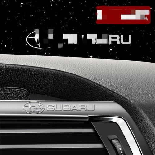 Lot De 4 Metal Horn Label Voiture Poigne Autocollant Voiture Audio Modification Dcoration Intrieur Pour Subaru.