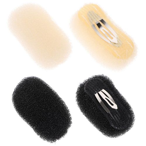 Lot De 4 Pinces  Cheveux Volumisantes  Coussinets En ponge Pour Chignons Pour Un Volume Sans Effort Et Un Look lgant  Durables Et Confortables