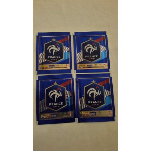 Lot De 4 Pochettes Panini France Fff 2018