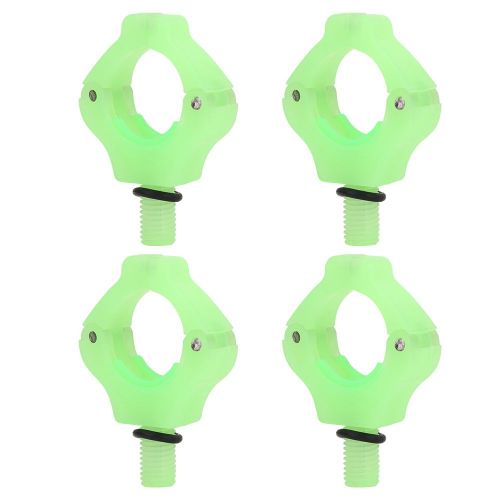 Lot De 4 Supports Magnetiques A Reglage Automatique Pour Canne A Peche, Support De Queue, Accessoires Pour Outils, Vert Lumineux