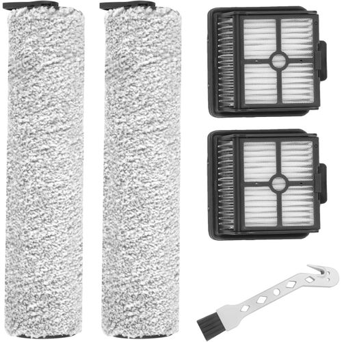Lot de 5 accessoires pour aspirateur Dreame H11, H11 Core, H11 Max - 2 rouleaux de brosse, 2 filtres HEPA, 1 brosse de nettoyage