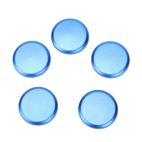 Lot De 5 Garnitures De Couvercle De Bouton-Poussoir Exterieur Pour Poignee De Porte, Adaptees A La Jeep Wrangler 2007-2017, Bleu