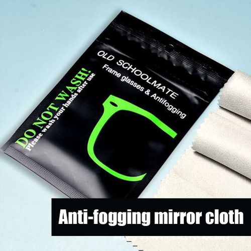 Lot De 5 Lingettes Antibuee Reutilisables En Daim Pour Lunettes, Lunettes De Natation, Vitres