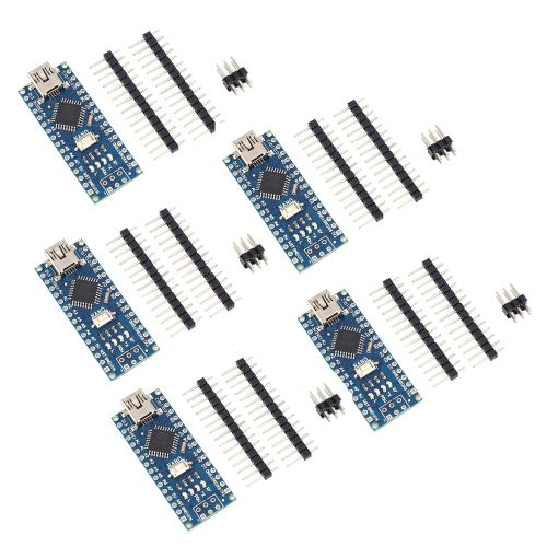 Lot de 5 modules de carte microcontroleur ATmega328P 5 V 16 Mbit/s pour Arduino