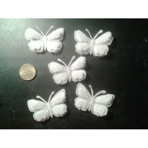 Lot De 5 Papillons En 3d