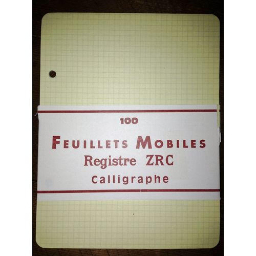 Lot De 5 Paquets De Feuilles Mobiles Simples 4 Couleurs 17x22 Carreaux 5/5 