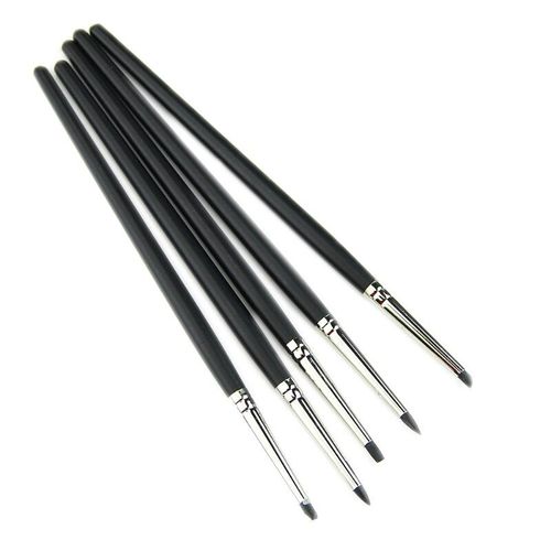 Lot De 5 Pices Silicone Caoutchouc Shapers Polymre Argile Sculpture Fimo Modlisation Outils Livraison Directe Support
