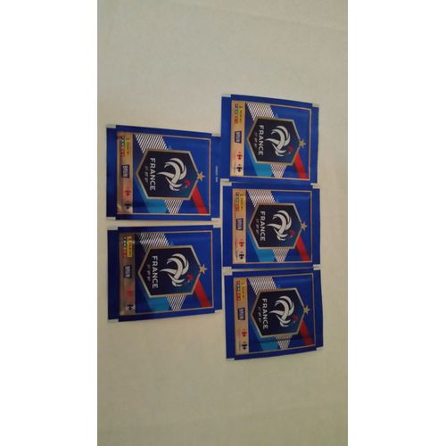Lot De 5 Pochettes Panini France Fff 2018