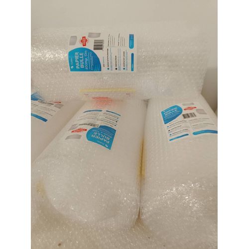 Lot De 5 Rouleaux Papier Bulle 40cm X 10m
