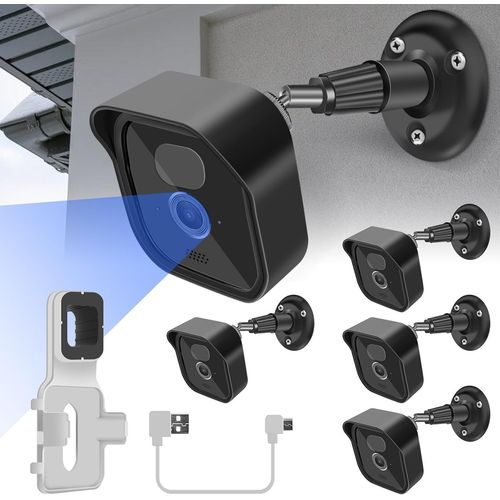 Lot de 5 supports de camra d'extrieur pour appareil photo d'extrieur All-New Blink - Support mural rglable  360 